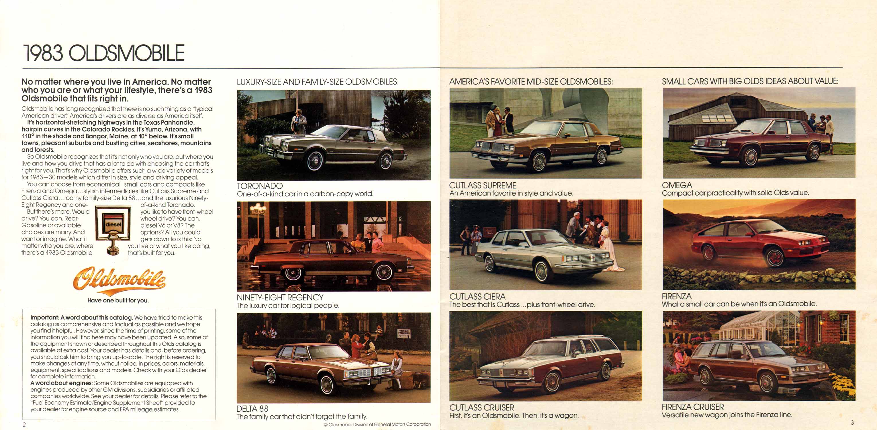 1983 Oldsmobile Small-Size Brochure Page 9